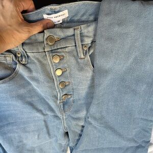 Good American Denim chic gold Button-Fly Jeans